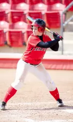 Emily Bledsoe hit a pair of doubles, a single and drove in five