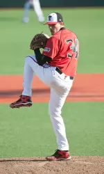 Brandon Petite retired a career-high seven batters in the win.