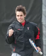 Rafael Garcia clinched the match for Tech winning at No. 3 singles
