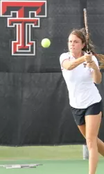 Sophomore Natalie Leitch guaranteed the Lady Raiders victory at Iowa State with her 6-4, 7-6 (8-6) win at No. 2 singles.