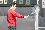 Rafael Garcia's win at No. 3 clinched the match win for the Red Raiders.