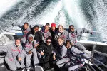 The Lady Raiders enjoyed a morning of whale watching off the coast of Victoria.