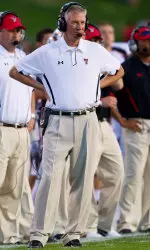 Tommy Tuberville and the Red Raiders host Texas Saturday