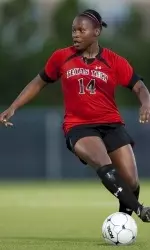Tiffini Smith tallied three points against OU as she had a goal and an assist against the Sooners.