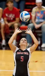 Tory Vaughan and the Red Raiders face 15th-ranked Colorado State on Friday night.