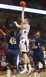 The Red Raiders travel to Ames, Iowa, for Wednesday's 8:00 p.m. game against the Iowa State Cyclones