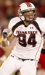 Scott Smith had one sack, nine tackles and one forced fumble for Texas Tech.
