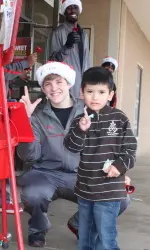 Luke Adams and the men's basketball program have helped give back to their community through their '12 Days of Christmas' initiative.