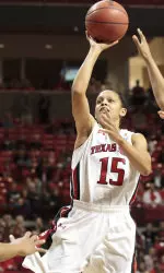 Casey Morris puts up a shot.