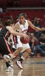 Monique Smalls has played a big part for the Lady Raiders this season.