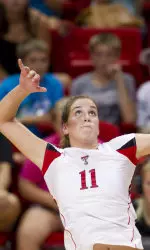 Amanda Dowdy surpassed the 1,000 kill mark during the 2010 season and will move up the all-time list next fall