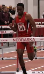 Shane Brathwaite ran a personal-best time of 7.86 in the 60M hurdles