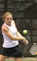 The Texas Tech women's tennis team won their fifth straight match posting a 4-3 win over the University of Denver Pioneers at the McLeod Tennis Center on Sunday.
