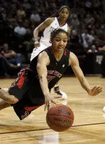 Monique Smalls tied her career high of 15 points.