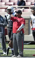 Chad Scott has served as running backs coach for two years.