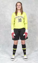 Goalkeeper Victoria Esson comes to Texas Tech from Christchurch, New Zealand.
