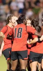 Texas Tech concludes its two-match road trip Sunday at Kansas with first kick set for 1 p.m.