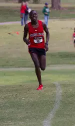 Texas Tech junior Kennedy Kithuka finished first overall at the Big 12 Championships Saturday morning.