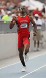 Gil Roberts ran a person-best 45.39 Sunday at the U.S. Indoor Championships to claim the 400 meter title.