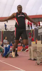Bryce Lamb ranks second in the nation in the long jump heading into this weekend's meet in New York.