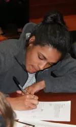The Texas Tech soccer team spent Tuesday evening personally thanking Red Raider Club Scholarship donors
