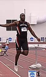 Bryce Lamb finished fourth in the long jump Friday at the NCAA Indoor Championships