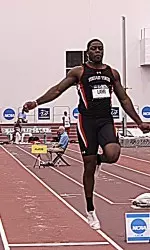 Bryce Lamb is making his third appearance at the NCAA Indoor Championships