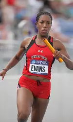 Taylor Evans and the Lady Raider 4x400 relay team earned a third place finish at the Penn Relays Saturday.