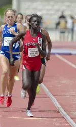 Caroline Jepleting advanced to the quarterfinals of the women's 800 meter run.