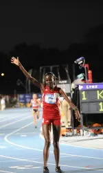 Sally Kipyego will represent Kenya in both the 5,000 meter run and the 10,000 meter run in the 2012 Summer Olympics