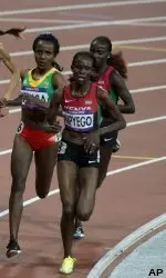 Former Lady Raider Sally Kipyego finished fourth in the finals of the women's 5,000-meter run at the London 2012 Olympics.