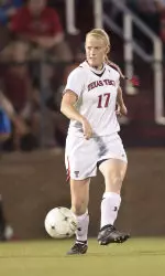 Hayley Haagsma's game-winning goal in the 79th minute gave the Red Raiders a 1-0 shutout win over Utah Saturday