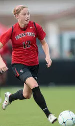 Texas Tech defeated Cal State Fullerton 2-1 Sunday afternoon and freshman Janine Beckie was named tournament MVP.