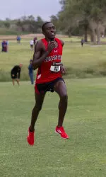 Junior Kennedy Kithuka was named Big 12 Runner of the Week after winning his second straight meet last Friday.