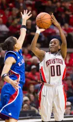 Chynna Brown is averaging 15 points per game in Big 12 play.