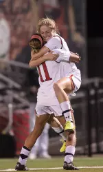 Texas Tech took down No. 9 West Virginia Sunday night at the John Walker Soccer Complex to remain unbeaten in Big 12 play.