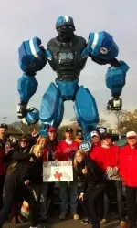 The interactive fan experience will be set up inside Raider Alley