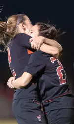 Tech sophomore Janine Beckie scored the game-winner Friday night as the Red Raiders shutout Texas 1-0.