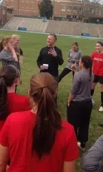 Texas Tech finalized preparations for Friday's NCAA Second Round match against Texas A&M Thursday.