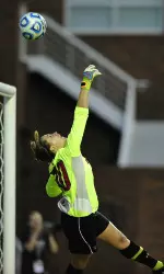 Texas Tech senior goalkeeper Victoria Esson made a career-high 10 saves Friday against Texas A&M.