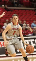 Marina Lizarazu scored 14 points in Texas Tech's win.