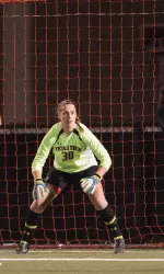 Senior goalkeeper Victoria Esson was named the Big 12 Defensive Player of the Week Tuesday.