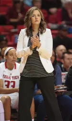 Candi Whitaker will coach her first game at Texas Tech on Sunday.