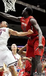Texas Tech forward Kader Tapsoba is featured as December's Red Raider Club Scholar-Athlete of the month.
