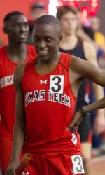 Texas Tech senior Kennedy Kithuka is ranked in the top-five nationally in both the 3,000-meter and 5,000-meter run.