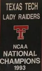 1993 National Championship banner.