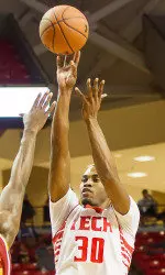 Jaye Crockett led the team with 15 points and eight rebounds.