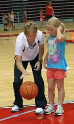 Campers will get to work with head coach Kristy Curry and her staff.