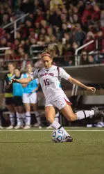 Jaelene Hinkle scored the opening goal of Saturday's