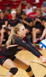 Brummitt led Tech with 22 digs.